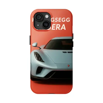 Koenigsegg Regera Bold Red Background Art