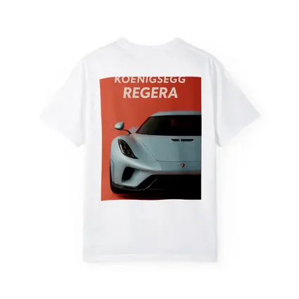 Koenigsegg Regera Bold Red Background Art