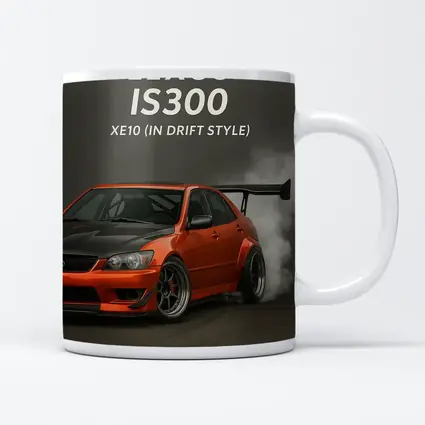 Lexus IS300 XE10 Drift Style Orange Car