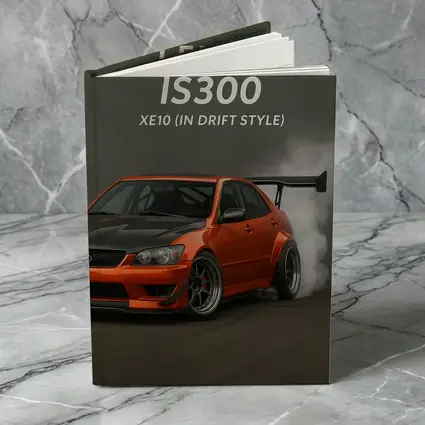 Lexus IS300 XE10 Drift Style Orange Car