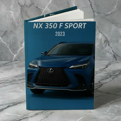 Lexus NX F Sport Blue Studio Shot