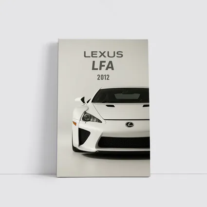 Lexus LFA Supercar White Studio Shot