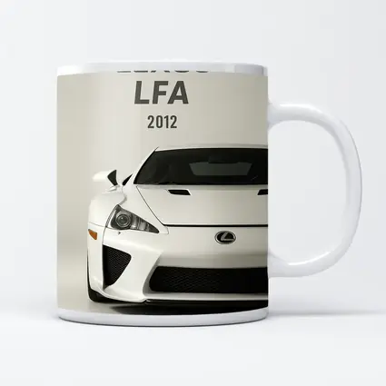 Lexus LFA Supercar White Studio Shot