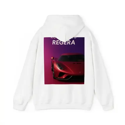 Koenigsegg Regera Red Supercar Purple Background