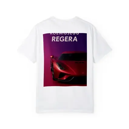 Koenigsegg Regera Red Supercar Purple Background
