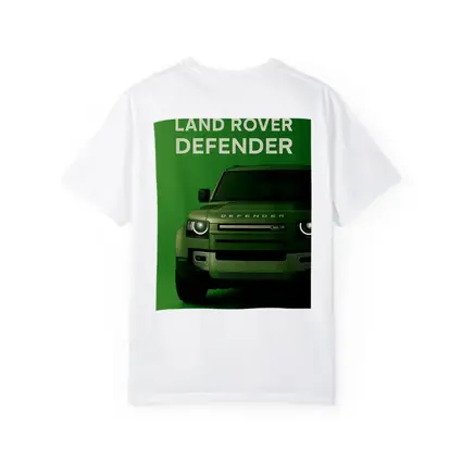 Land Rover Defender Front View Green Background