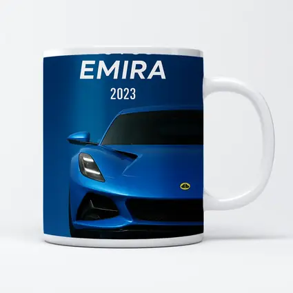 Lotus Emira Blue Sports Car Front View
