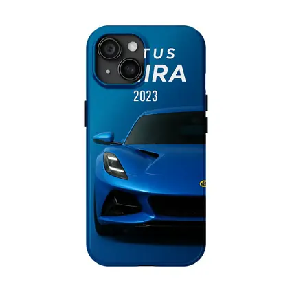 Lotus Emira Blue Sports Car Front View