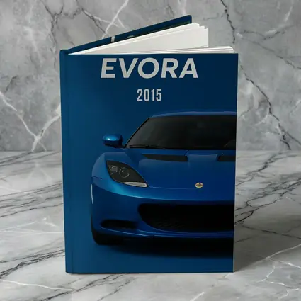 Lotus Evora Blue Sports Car Front View