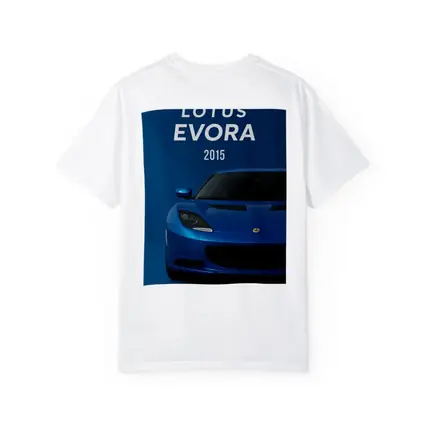 Lotus Evora Blue Sports Car Front View