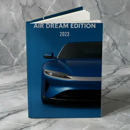 Lucid Air Dream Edition Blue Studio