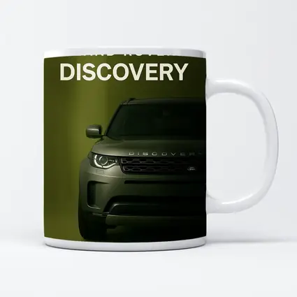 Land Rover Discovery SUV Olive Green Background