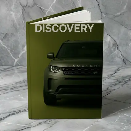 Land Rover Discovery SUV Olive Green Background