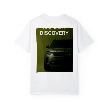 Land Rover Discovery SUV Olive Green Background