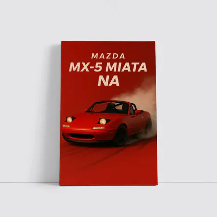 Mazda MX-5 Miata NA Red Drift