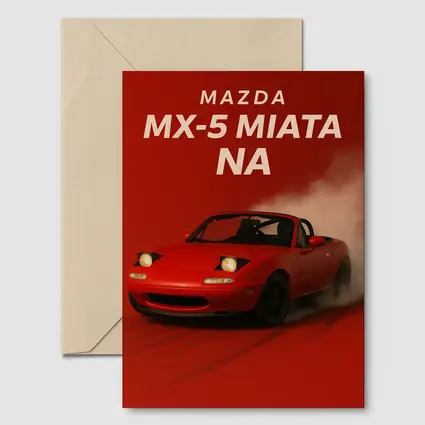 Mazda MX-5 Miata NA Red Drift