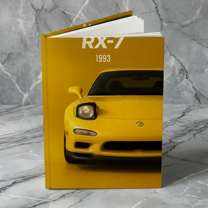 Mazda RX-7 1993 Yellow Front View