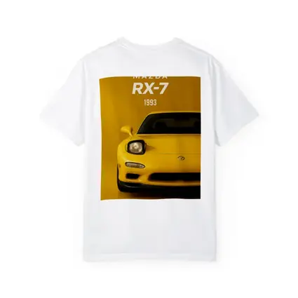 Mazda RX-7 1993 Yellow Front View