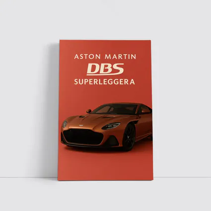 Aston Martin DBS Superleggera Red Background
