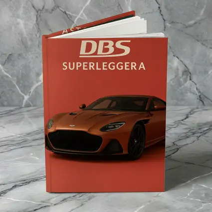 Aston Martin DBS Superleggera Red Background