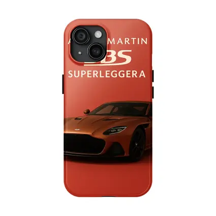 Aston Martin DBS Superleggera Red Background
