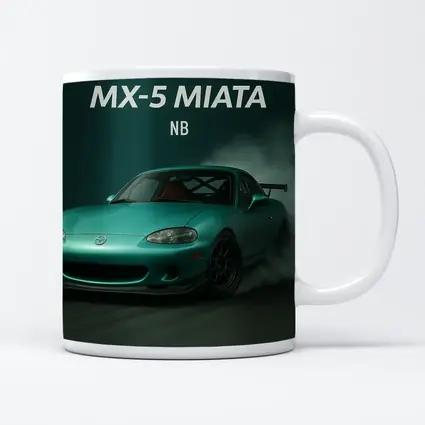 Mazda MX-5 Miata NB Teal Drift Smoke