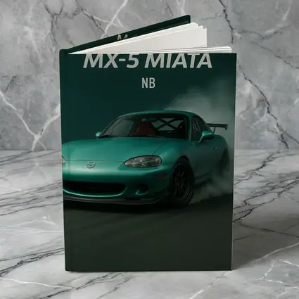 Mazda MX-5 Miata NB Teal Drift Smoke