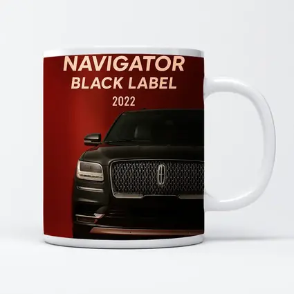 Lincoln Navigator Black Label Dark Red Background