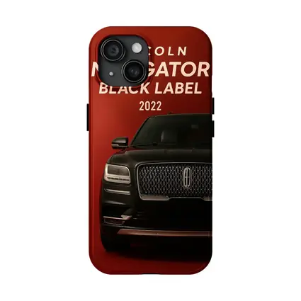 Lincoln Navigator Black Label Dark Red Background