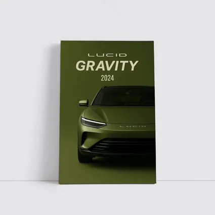 Lucid Gravity 2024 Electric SUV Green