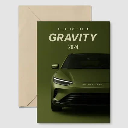 Lucid Gravity 2024 Electric SUV Green