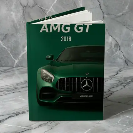 Mercedes Benz AMG GT Green Front View