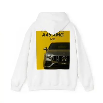 Mercedes Benz A45 AMG Yellow Background