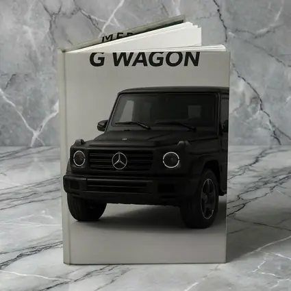 Mercedes G Wagon Black Minimal Gray Background