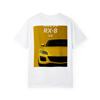 Mazda RX-8 SE3P Yellow Sport Car Art