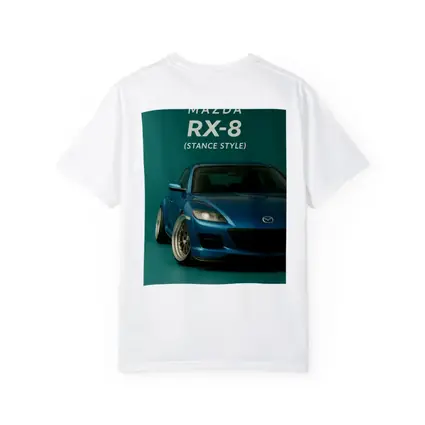 Mazda RX-8 Stance Style Teal Background