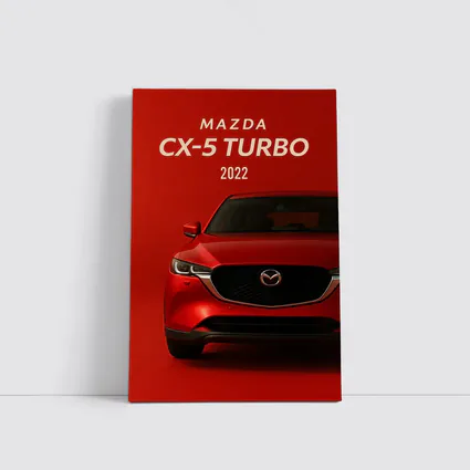 Mazda CX-5 Turbo 2022 Red Background