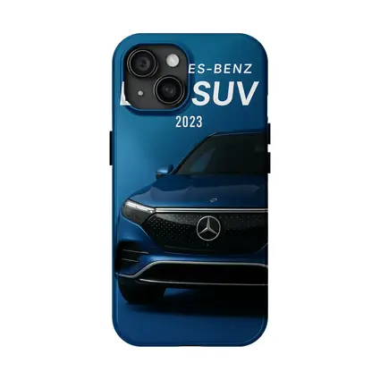 Mercedes Benz EQS SUV Blue Studio