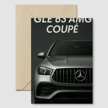 Mercedes GLE 63 AMG Coupe Dark Background
