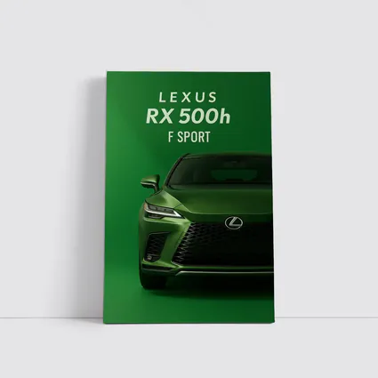 Lexus RX F Sport Green Studio Shot