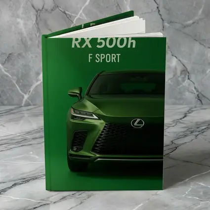 Lexus RX F Sport Green Studio Shot