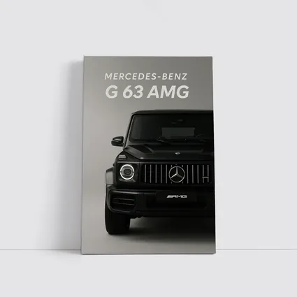 Mercedes Benz G63 AMG Black Front View