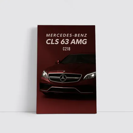 Mercedes Benz CLS AMG Dark Red Studio