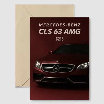 Mercedes Benz CLS AMG Dark Red Studio