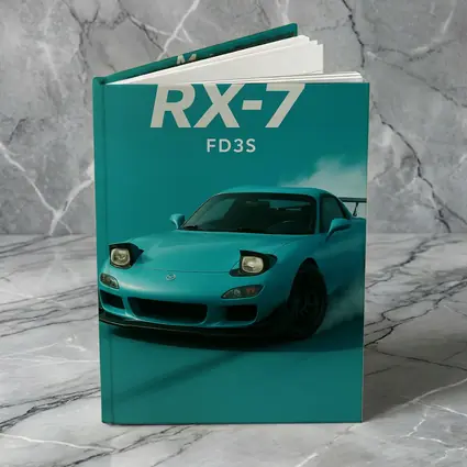 Mazda RX-7 FD3S Teal Drift Art
