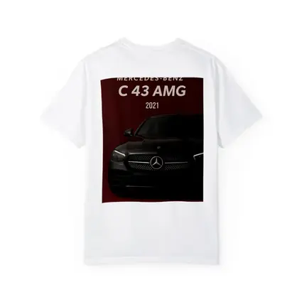 Mercedes Benz C43 AMG Dark Red Background