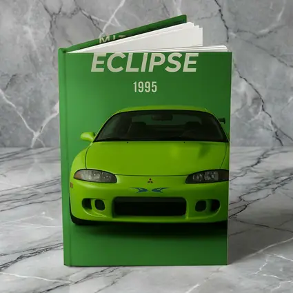 Mitsubishi Eclipse 1995 Green Car Art