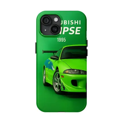 Mitsubishi Eclipse 1995 Green Sport Car
