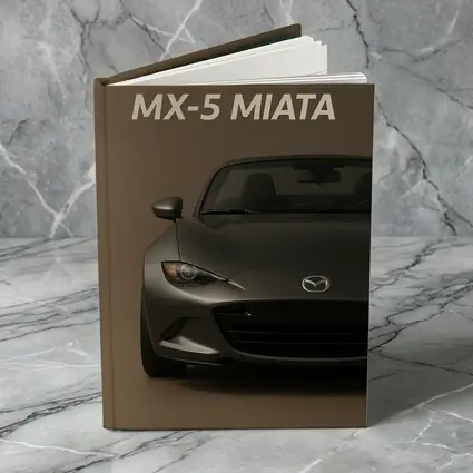 Mazda MX-5 Miata Dark Gray Beige Background