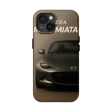 Mazda MX-5 Miata Dark Gray Beige Background